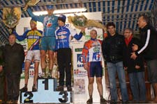Le podium du Cyclo-Cross de Sablé