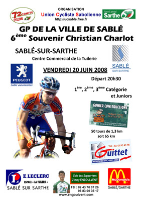 GP de la ville de Sablé - Souvenir Ch. Charlot